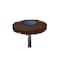 Dedeco Sunburst Radial Bristle Discs 2 in Curved Tc 6-Ply Brown 36 Grit A/O 1/4 in 1/Unit 2249 - alternate 1